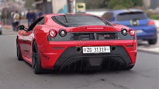 The BEST of Ferrari 430 Scuderia F136E 8500rpm NA V8 Engine Symphony  Dyno Accelerations amp More [upl. by Adnolahs750]