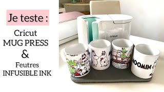 Je personnalise des mugs avec CRICUT MUG PRESS [upl. by Neened]