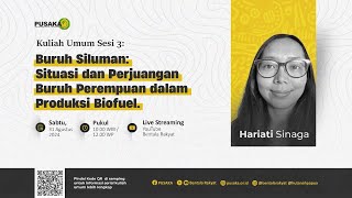 Buruh Siluman Situasi dan Perjuangan Buruh Perempuan Dalam Produksi Biofuel [upl. by Oironoh]