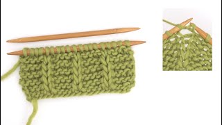 How to knit a double stitch [upl. by Yelrebmyk825]