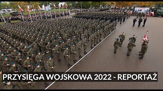 WAT  Przysięga wojskowa 2022  reportaż [upl. by Auqenahc]