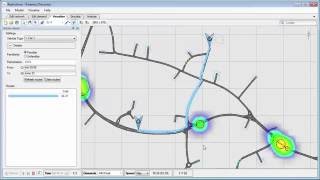 Lane amp Turn Restrictions Paramics Discovery 17 [upl. by Ellenwad]