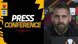 🟨 LIVE 🟥 La conferenza stampa di Daniele De Rossi e Gianluca Mancini alla vigilia di RomaBrighton [upl. by Ynitsed238]