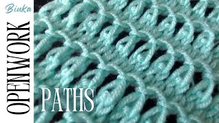 Bulgarian A delicate knit with elegant simple openwork paths Нова ажурна плетка How to knit [upl. by Notac]