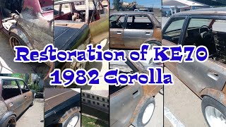 K70 Toyota Corolla Restoration  Toyota Corolla 1982 KE70 Modifications  42 Year old Toyota Corolla [upl. by Odnuges]