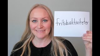 Video 1118 Fritidsaktiviteter [upl. by Etheline]