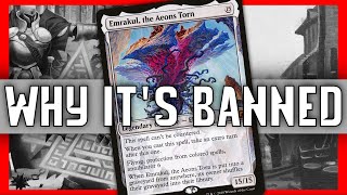 Why is Emrakul Banned in Commander  Magic the Gathering shorts [upl. by Eenttirb]