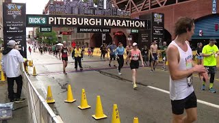 Pittsburgh Marathon Finish Line 930 AM to 10 AM [upl. by Dov]