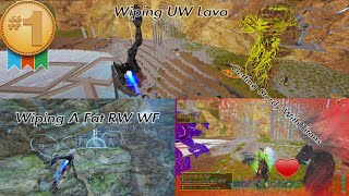 Ark Ps5  Wiping RW WF  UW Lava Towers  Stepping With Titans On KNIGHTS  RUIN LORDS KINGS [upl. by Murielle]