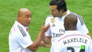 Roberto Carlos vs Liverpool Legends Home 14062015 HD [upl. by Eshman]