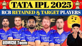 IPL 2025  RCB RETAINED amp TARGET PLAYERS LIST  IPL 2025 RCB NEWS  RCB NEW SQUAD IPL 2025 quot RCB [upl. by Notnilk170]