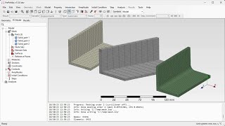 PrePoMax amp CalculiX  Extruded meshes [upl. by Fern97]