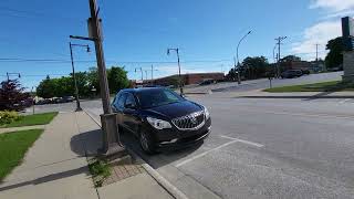 Downtown Manistique Michigan Walk [upl. by Ahsienek]