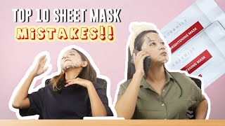 Top 10 Sheet Mask Mistakes Dos and Donts for Glowing Skin  Guerniss [upl. by Lust]