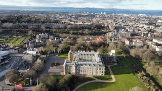 Holyrood Palace from above [upl. by Hussey]