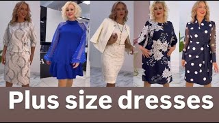 Plus size dresses and skirts  casual and evening looks💕 [upl. by Haldas]