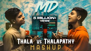 THALA Vs THALAPATHY Mashup 2K19  MD [upl. by Eiramnwad]