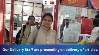 Theni DivisionMadurai Postal Region ensuring timely delivery of Speed Post Articles [upl. by Onirefes]