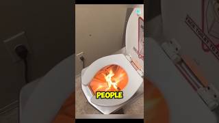 Why Are People Using This Flaming Toilet 😱 [upl. by Jemy]