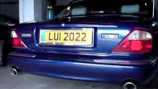 Jaguar XJR performance exhaust [upl. by Etteloc161]