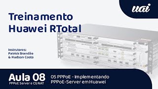 90 PPPoE Implementando PPPoE Server em Huawei [upl. by Blayne]