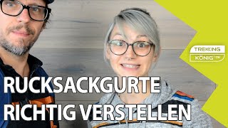 Rucksackgurte einfach verstellen  Rucksack Tutorial [upl. by Marih]