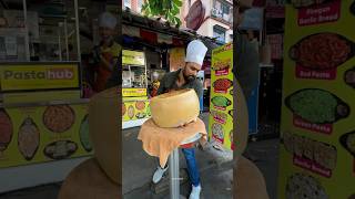 First Time 40kg Italy Cheese Block Pasta In Mumbai Street  shorts short food [upl. by Ynamreg29]