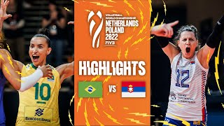 🇧🇷 BRA vs 🇷🇸 SRB  Highlights Final  Womens World Championship 2022 [upl. by Kotz69]