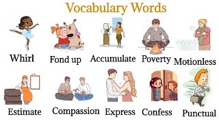 Vocabulary Words English vocabulary with examples  daily use use words meaning [upl. by Pompei]