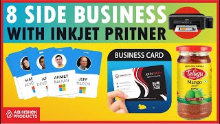 🖨️ 8 New Side Businesses With ANY INKJET Printer  Buy  AbhishekIDcom [upl. by Ause]