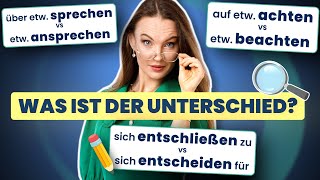 Diese Verben VERWECHSELN viele Deutschlerner I Deutsch lernen b2 [upl. by Norah]