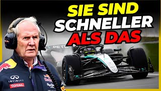 HELMUT MARKO SAGT DASS MERCEDES BESSER IST ALS ES SCHEINT  FORMEL 1 [upl. by Ahseya]