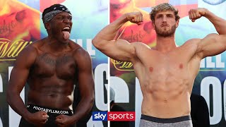 KSI vs LOGAN PAUL 2  LIVE WEIGH IN 🥊 [upl. by Tihw]