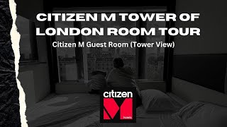 Hotel Room Tour CitizenM Tower Of London [upl. by Fast144]