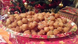 STRUFFOLI MORBIDI La ricetta della nonna [upl. by Garnet430]