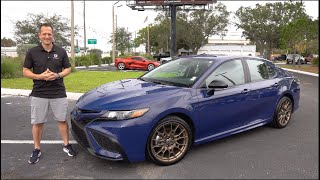 Is the 2023 Toyota Camry Nightshade Edition a BETTER sedan than a Honda Accord [upl. by Jon797]