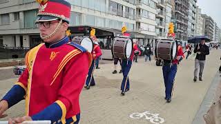 Royal FASAM Orchestra Le BizetBelgique Folkloristische Garnaalstoet Oostduinkerke Koksijde 2024 [upl. by Cori]