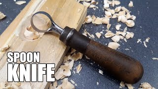 Making a Simple Spoon Carving Knife That Anyone Can Make [upl. by Ainevuol955]