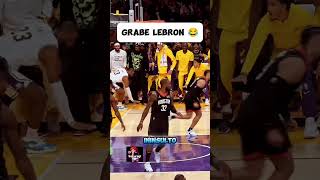 Grabe ka kay Brooks Lebron 😂 lebronjmes dillionbrooks nba curry mj lakers [upl. by Xet]