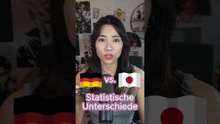 Deutschland 🇩🇪 vs Japan 🇯🇵 Statistische Unterschiede shorts [upl. by Aleirbag]