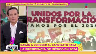 Por definirse el candidato oficial de Morena a la presidencia 2024  Imagen Noticias [upl. by Oniotna]