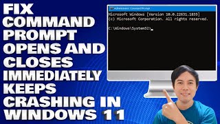 How To Fix Command Prompt Opens and Closes Immediately Keeps Crashing in Windows 1011 [upl. by Gabriel]