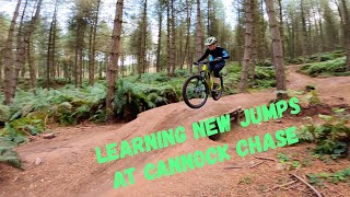 Learning A New Jump At Cannock cannock chase off piste [upl. by Offen]