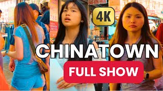 Chinatown Shops and Fun Chinese Girls in the City Streets [upl. by Esch933]