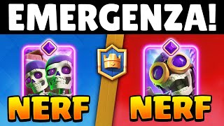 INCREDIBILE NERFATI EVO BOMBER e SPACCAMURI  Clash Royale [upl. by Refinaj]