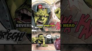 HULK Takes Iron Mans Suit and WRECKS Wolverine [upl. by Efinnej]