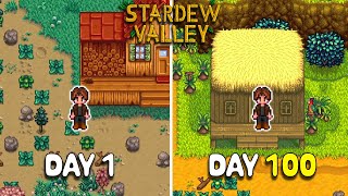 How far can I get in 100 days of Stardew Valley [upl. by Attah8]