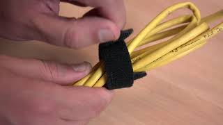 DLine Cable Tidy Band Office Installation Video [upl. by Guinevere595]