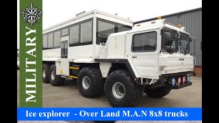 Ice explorer  OverLand MAN 8x8 camper trucks Best off road motorhome [upl. by Snah]