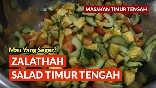 ZALATHAH SALAD TIMUR TENGAH YANG SEGER [upl. by Yetnom]